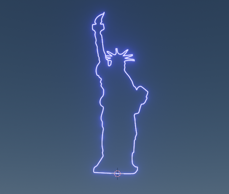 Neon Statue of Liberty preview image 1